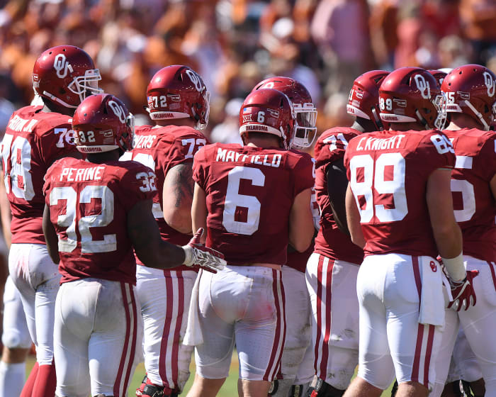 Brown (far left) still stands out among his teammates for his size, but he's found ways to control his weight.